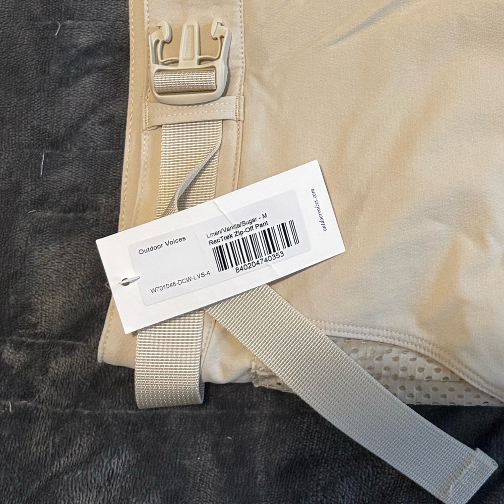 Outdoor Voices rektrek vanilla Light Beige Cargo Joggers - Picture 4 of 8